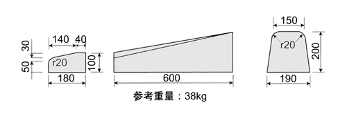 両面歩車道A1段切下げ(B用バイコロジー)